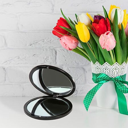 Espejo redondo doble. Mod. 10-BE-015