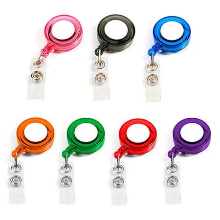 Porta gafete translúcido. Mod. 10-DK-052