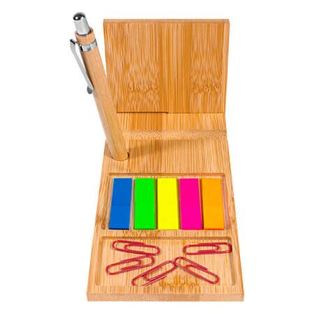 ORGANIZADOR DE ESCRITORIO DE BAMBÚ "NAGANO DESK" Mod. 05-T604