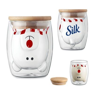 VASO DE VIDRIO DE DOBLE PARED COPITO A2940 Mod. 02-A2940