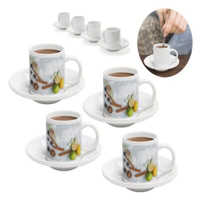 JUEGO DE CAFÉ CON PLATO SUBLIMACION MEETING A2974 Mod. 02-A2974