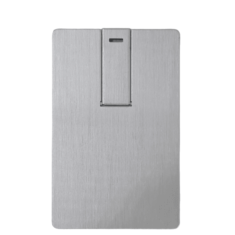 USB TARJETA SLIM METALICA PLATA Mod. 06-USB129-PL