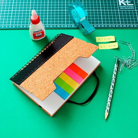 Libreta tipo corcho. Mod. 10-LB-044