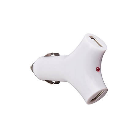 CARGADOR USB PARA AUTO DOBLE SALIDA Mod. 05-T321