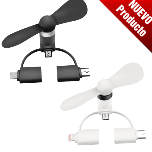MINI VENTILADOR PORTATIL 3 EN 1 Mod. 06-TEC153