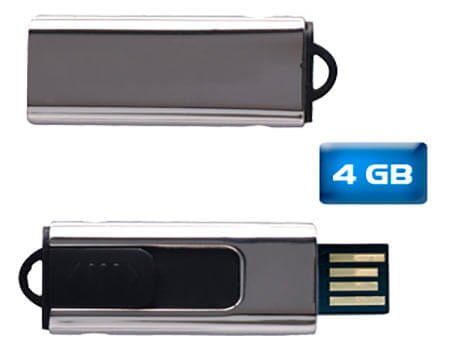 USB Retractil 4GB Mod. 06-USB043