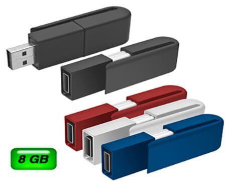 USB Clipper 8GB Mod. 06-USB087