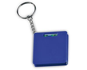 Llavero de plástico personalizado flexómetro