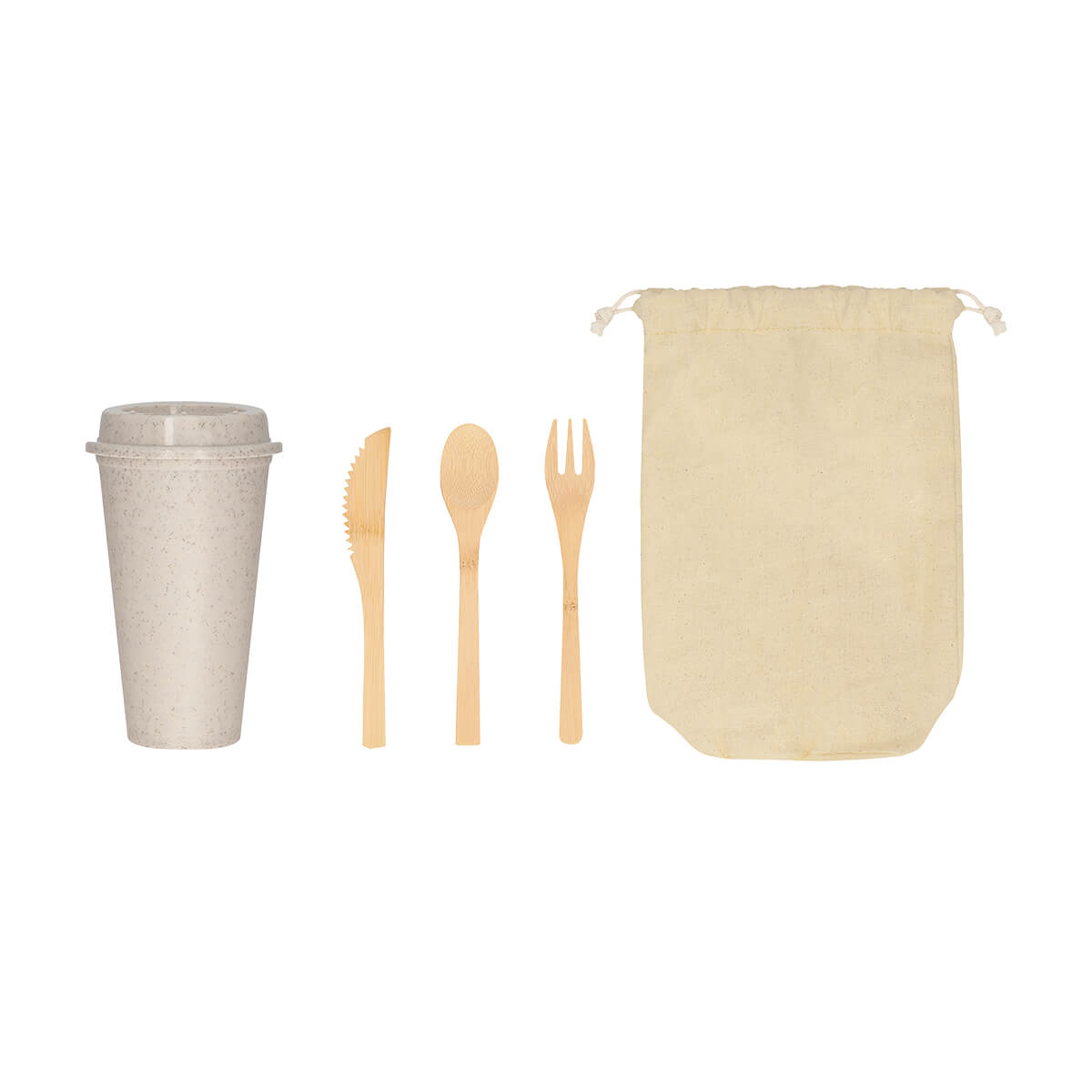 SET DE CUBIERTOS Y VASO TOBALá Mod. 04-KTC 044