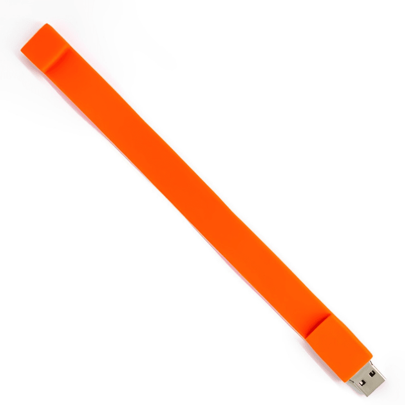 USB PULSERA SILIC?N 8GB NARANJA Mod. 06-USB074-NA