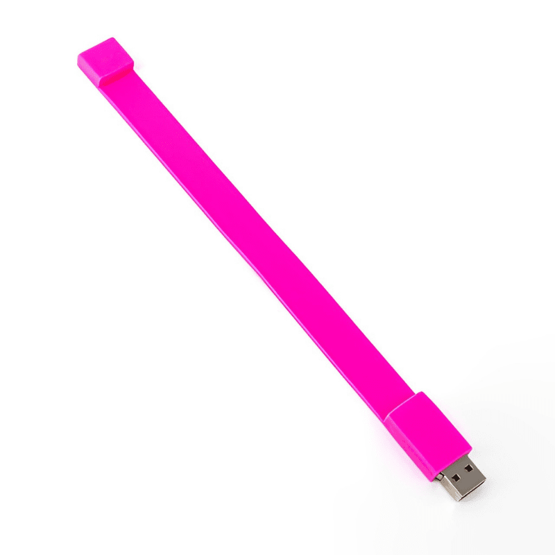 USB PULSERA SILIC?N 8GB ROSA Mod. 06-USB074-RO
