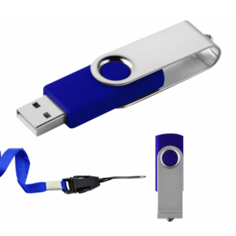 USB GIRATORIA LONDON 8GB AZUL Mod. 06-USB080-AZ