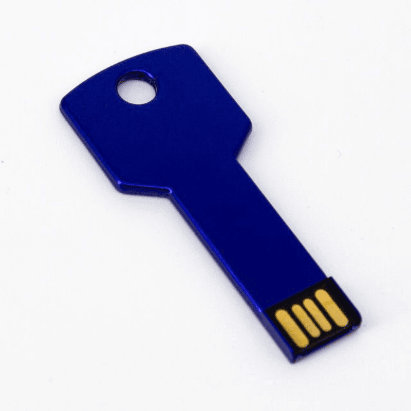 USB LLAVE TRADICIONAL 8GB AZUL Mod. 06-USB069-AZ