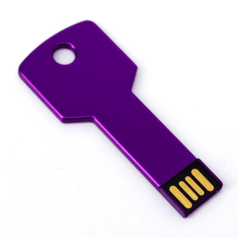 USB LLAVE TRADICIONAL 8GB MORADO Mod. 06-USB069-MO
