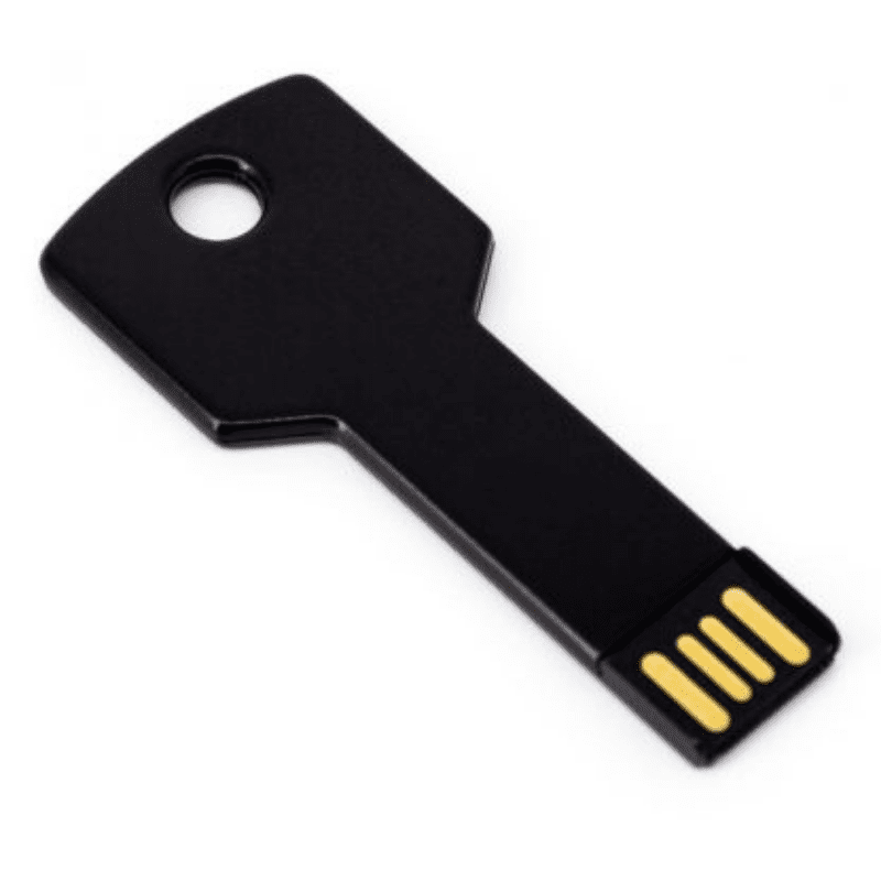 USB LLAVE TRADICIONAL 8GB NEGRO Mod. 06-USB069-NE