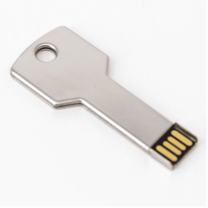 USB LLAVE TRADICIONAL 8GB PLATA Mod. 06-USB069-PL
