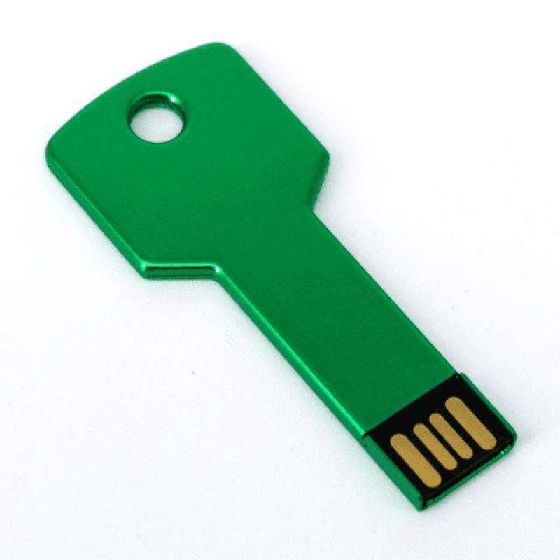 USB LLAVE TRADICIONAL 8GB VERDE Mod. 06-USB069-VE