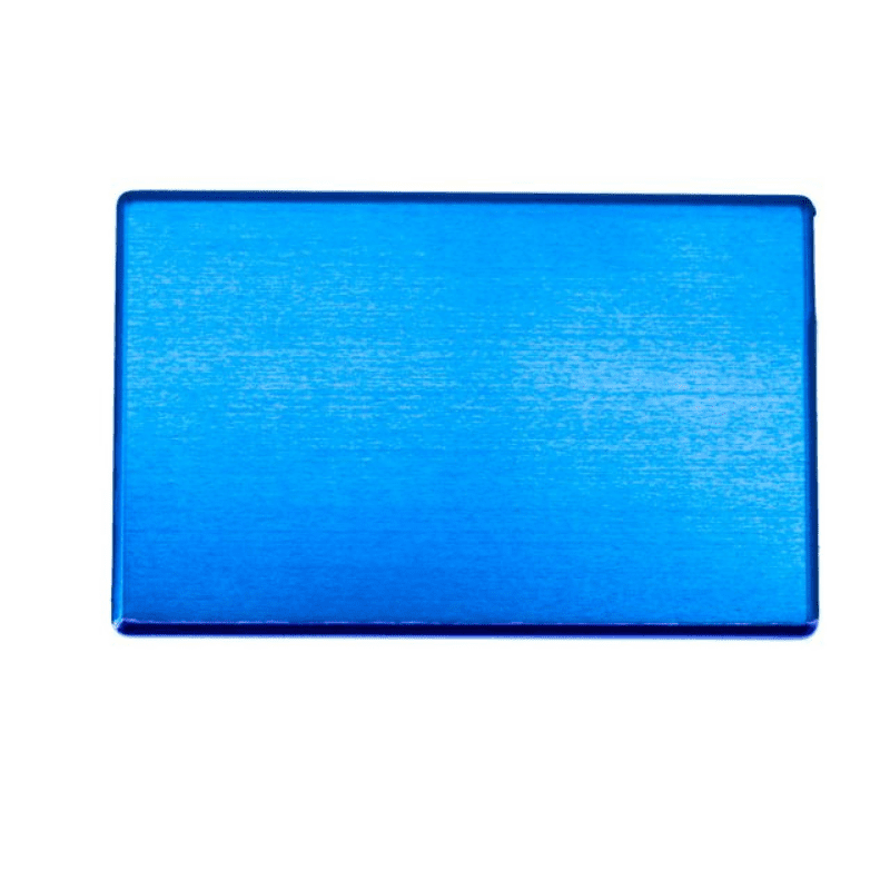 TARJETA DE ALUMINIO DE 8GB AZUL Mod. 06-USB107-AZ