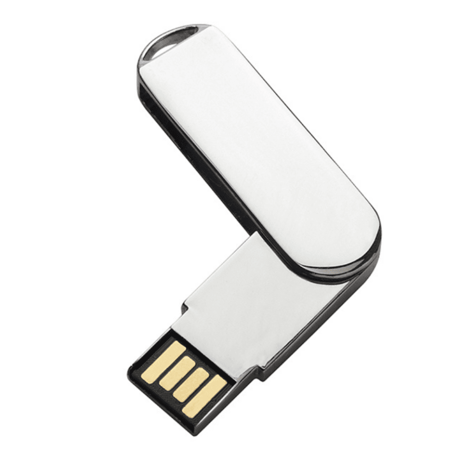 MEMORIA USB 64 GB GIRATORIA MET?LICA Mod. 06-USB413